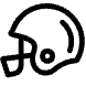 american football black icon