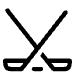 hockey black icon
