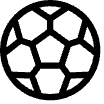 soccer black icon