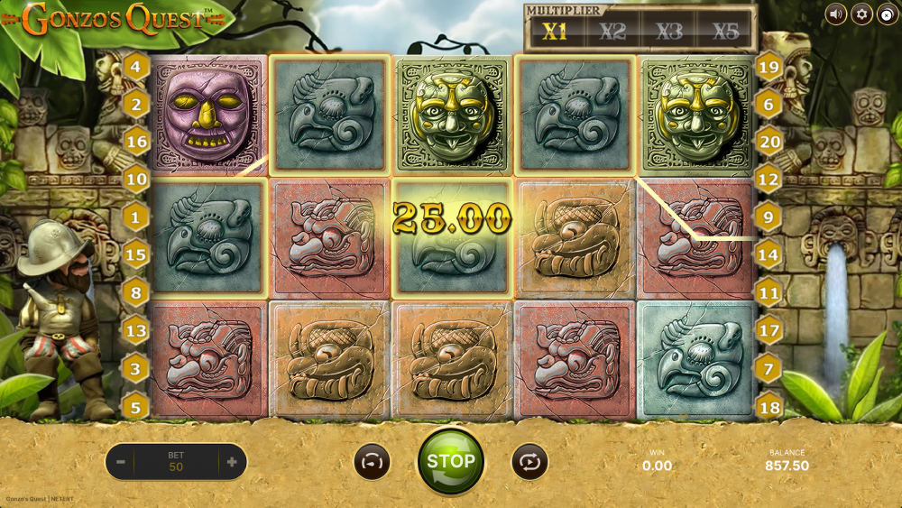payout gonzos quest